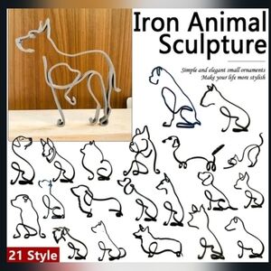 Whimsical iron animal sculptures, made to order. Only $16!